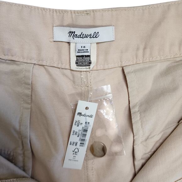 Madewell Womens The Harlow Wide Leg Pant Plus Size 16 Harvest Moon Sailor NWT - Picture 8 of 15
